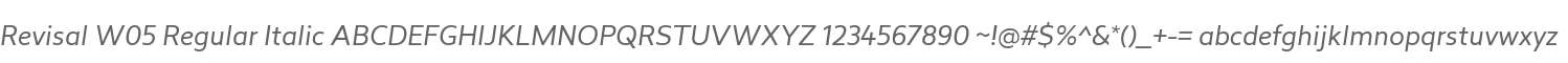 Revisal-RegularItalic