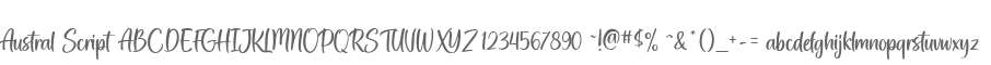 Austral Script