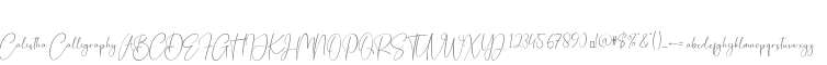 Calistha Calligraphy