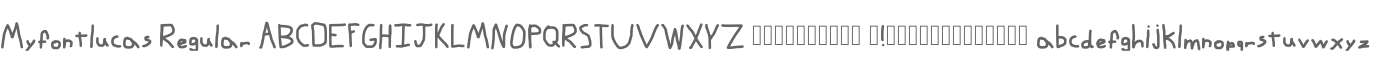 Myfontlucas Regular