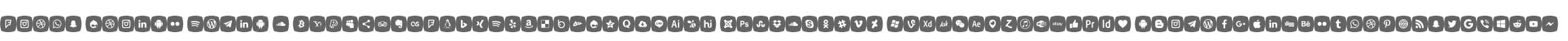 Icons Social Media 5