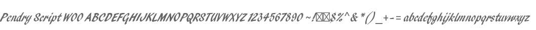 Pendry Script W00
