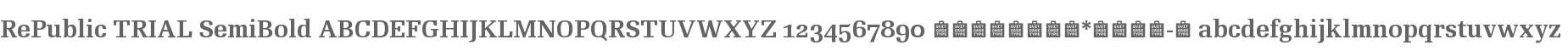 RePublic TRIAL SemiBold