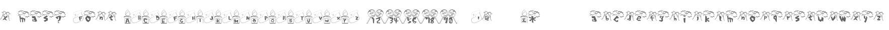 x'mas? Font
