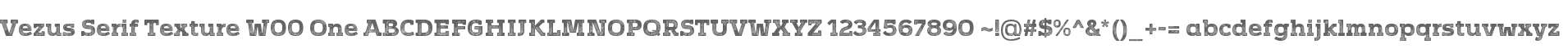 Vezus Serif Texture W00 One