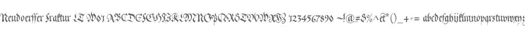 Neudoerffer Fraktur LT W01