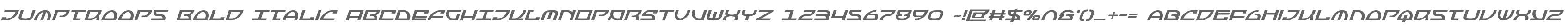 Jumptroops Bold Italic