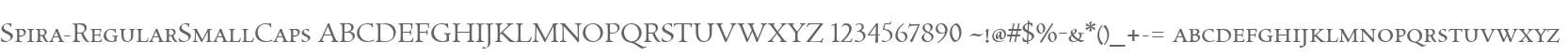 Spira-RegularSmallCaps