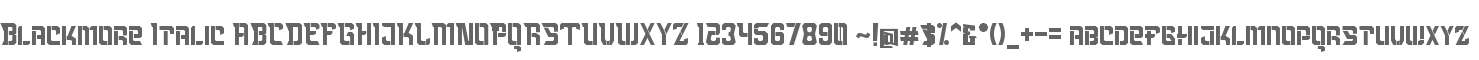 Blackmore Italic