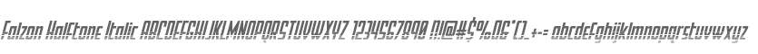 Falzon Halftone Italic