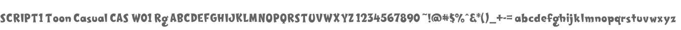 SCRIPT1 Toon Casual CAS W01 Rg