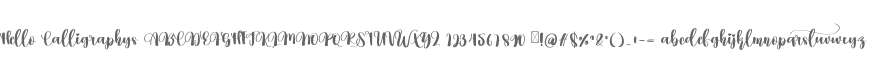 Hello Calligraphys