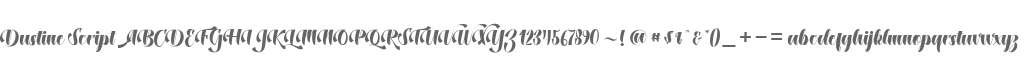 Dustine Script