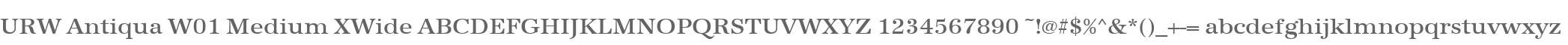 URW Antiqua W01 Medium XWide