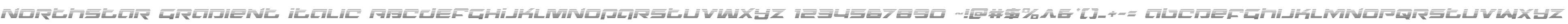 Northstar Gradient Italic