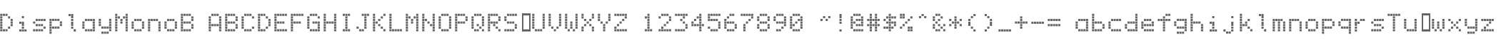 DisplayMonoB
