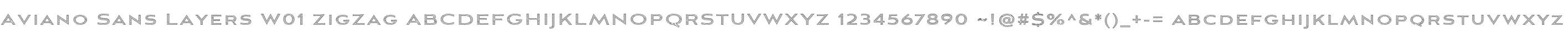 Aviano Sans Layers W01 ZigZag