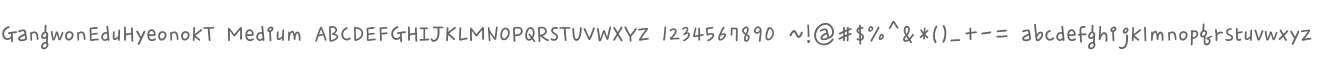 GangwonEduHyeonokT Medium