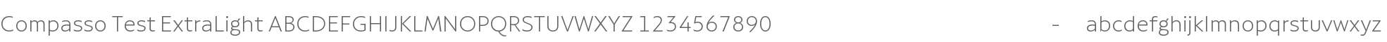 Compasso Test ExtraLight