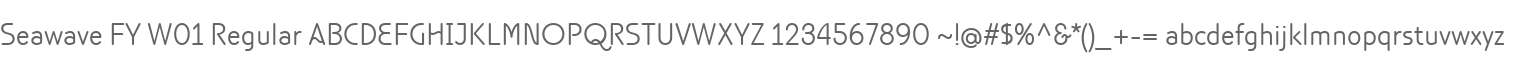 Seawave FY W01 Regular