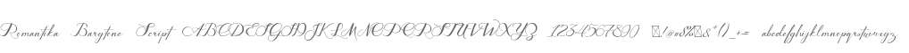 Romantika Barytone Script
