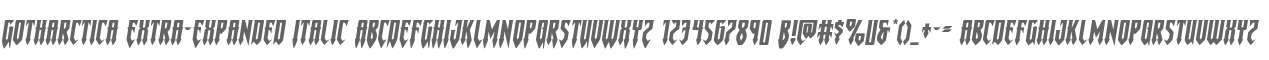 Gotharctica Extra-Expanded Italic