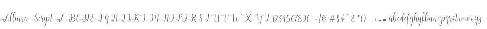 Alliana Script