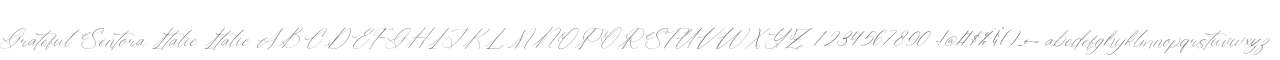 Grateful Sentora Italic