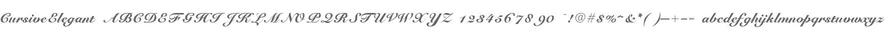 CursiveElegant