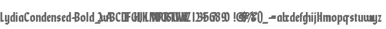 LydiaCondensed-Bold_2w