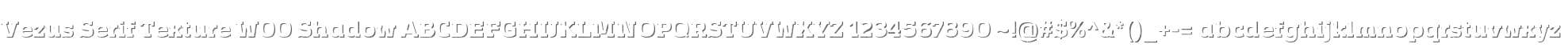 Vezus Serif Texture W00 Shadow