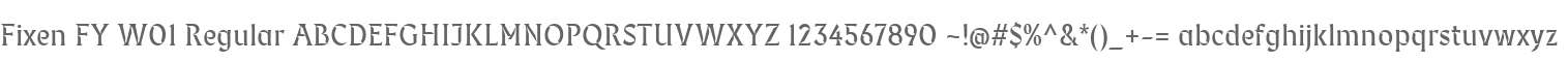 Fixen FY W01 Regular