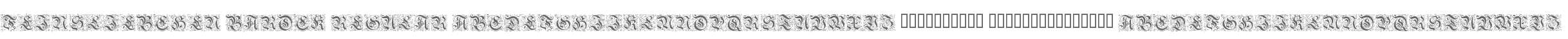 Feinsliebchen Barock Regular