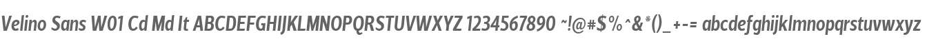 Velino Sans W01 Cd Md It