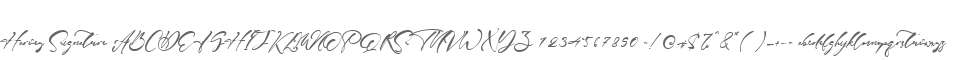 Harvey Signature
