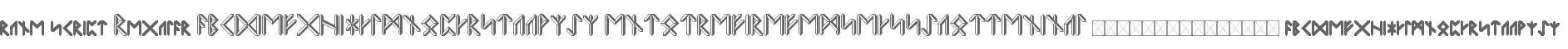 rune script Regular