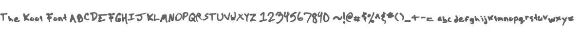 The Kool Font