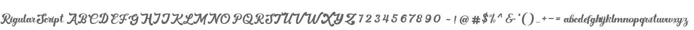 RigularScript