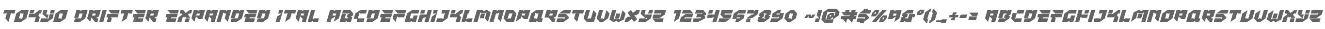 Tokyo Drifter Expanded Ital