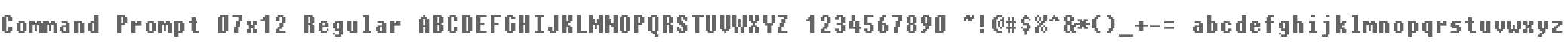 Command Prompt 07x12