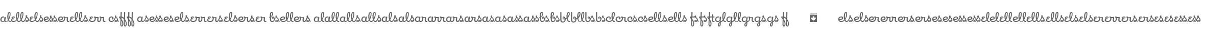 Apricot W00 Ligatures One