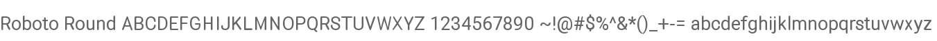 Roboto Round
