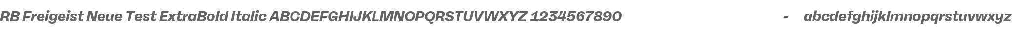 RB Freigeist Neue Test ExtraBold