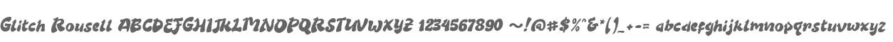 Glitch Rousell