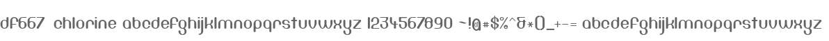 DF667  Chlorine