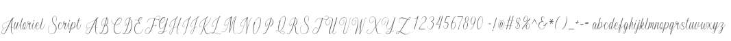 Auloriel Script