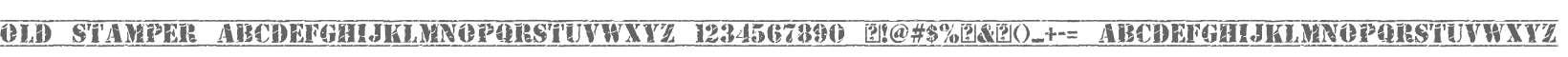 Old Stamper