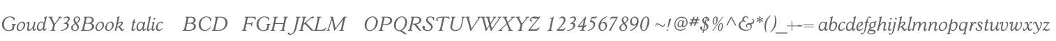GoudY38BookItalic