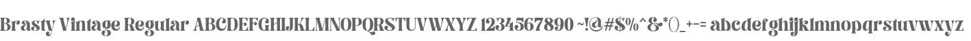 Brasty Vintage
