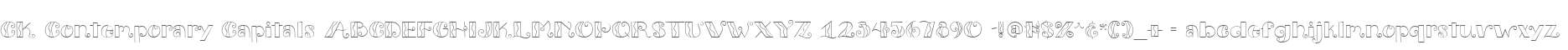 CK Contemporary Capitals